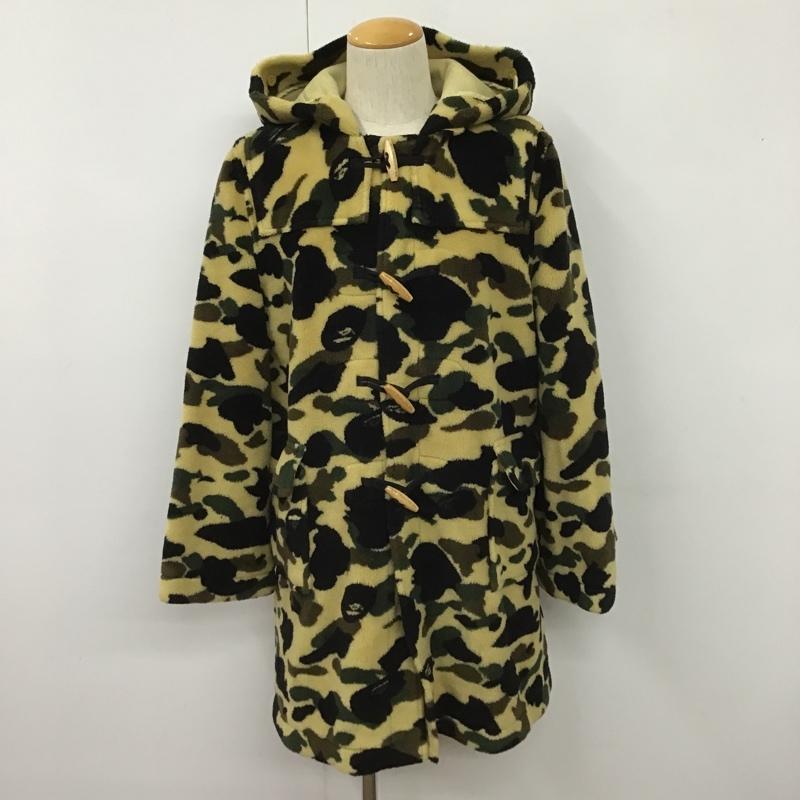アベイシングエイプ A BATHING APE コート コート一般 ダッフルコート ボア サルカモ M カモフラージュ柄・迷彩 マルチカラー / マルチカラー / メンズ USED 古着 中古 10102369