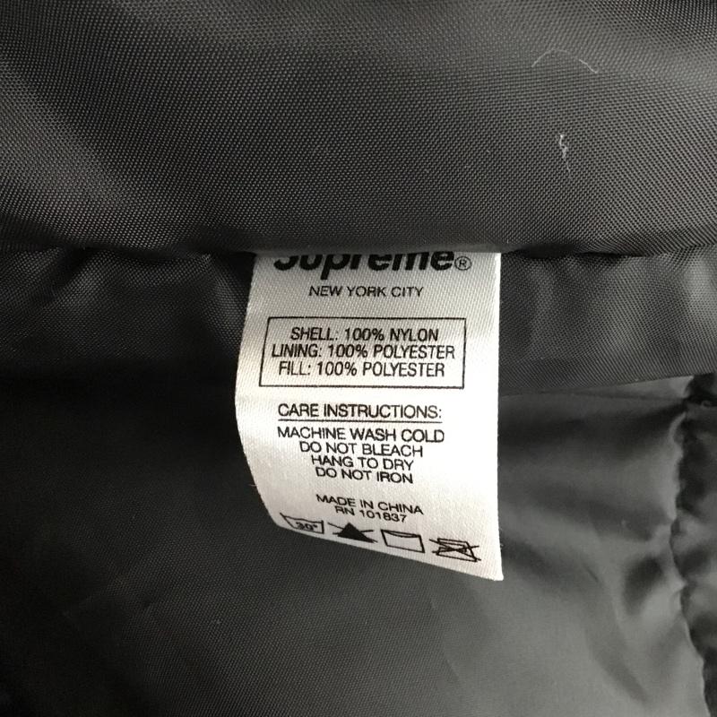シュプリーム Supreme コート ダウンコート 18AW Sleeve Logo Sideline Parka スリーブロゴ サイドラインパーカー ベンチコート L ロゴ、文字 赤 / レッド / メンズ USED 古着 中古 10102373