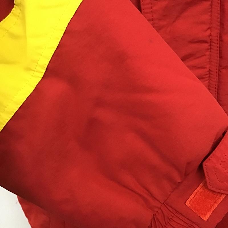 シュプリーム Supreme コート ダウンコート 18AW Sleeve Logo Sideline Parka スリーブロゴ サイドラインパーカー ベンチコート L ロゴ、文字 赤 / レッド / メンズ USED 古着 中古 10102373