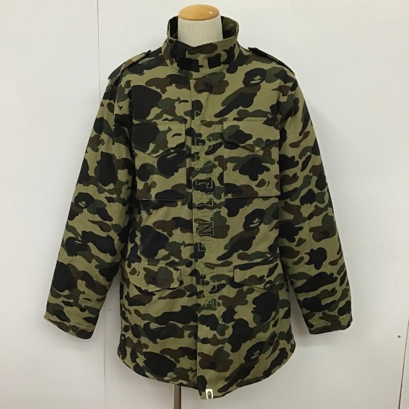 アベイシングエイプ A BATHING APE コート コート一般 XXL ロゴ、文字 X カモフラージュ柄・迷彩 マルチカラー / マルチカラー / メンズ USED 古着 中古 10102377