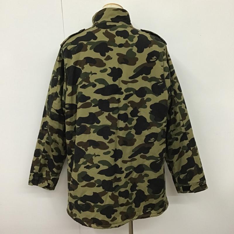 アベイシングエイプ A BATHING APE コート コート一般 XXL ロゴ、文字 X カモフラージュ柄・迷彩 マルチカラー / マルチカラー / メンズ USED 古着 中古 10102377