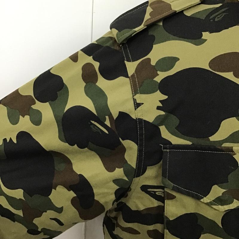 アベイシングエイプ A BATHING APE コート コート一般 XXL ロゴ、文字 X カモフラージュ柄・迷彩 マルチカラー / マルチカラー / メンズ USED 古着 中古 10102377
