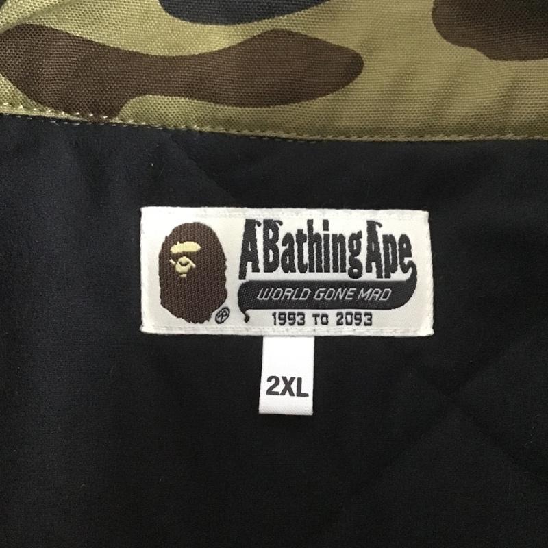 アベイシングエイプ A BATHING APE コート コート一般 XXL ロゴ、文字 X カモフラージュ柄・迷彩 マルチカラー / マルチカラー / メンズ USED 古着 中古 10102377