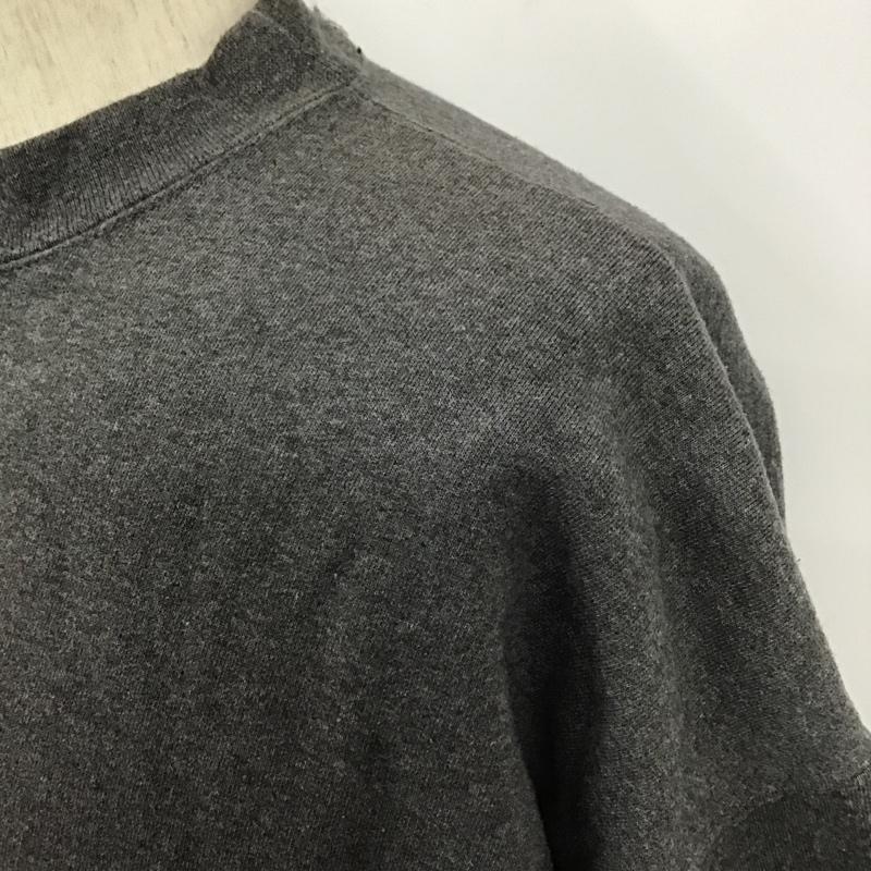 ヘインズ HANES トレーナー 長袖 L 無地 灰 / グレー / メンズ USED 古着 中古 10102383