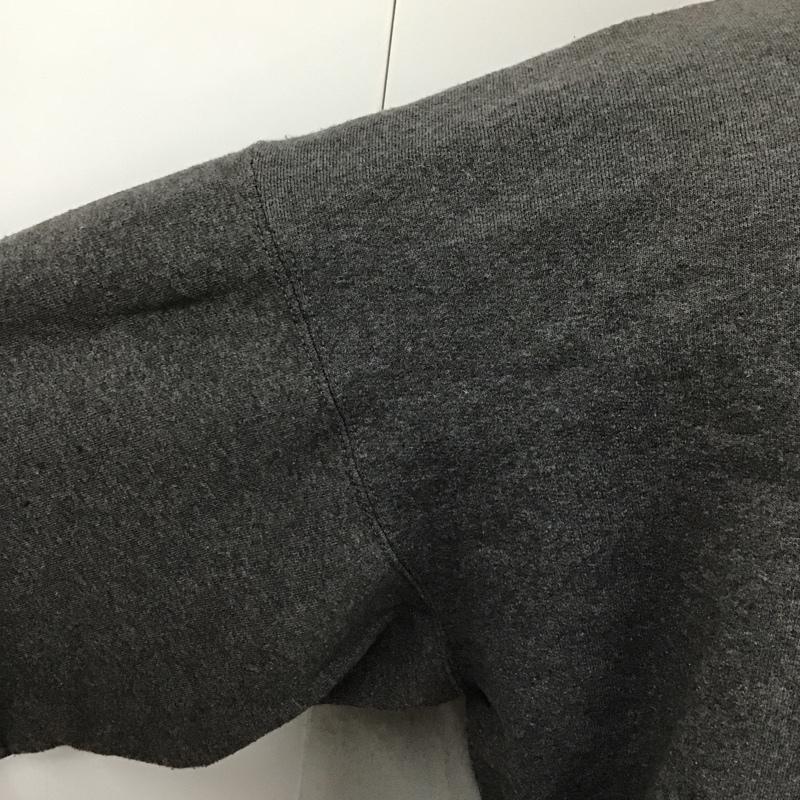 ヘインズ HANES トレーナー 長袖 L 無地 灰 / グレー / メンズ USED 古着 中古 10102383