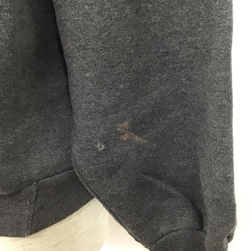 ヘインズ HANES トレーナー 長袖 L 無地 灰 / グレー / メンズ USED 古着 中古 10102383