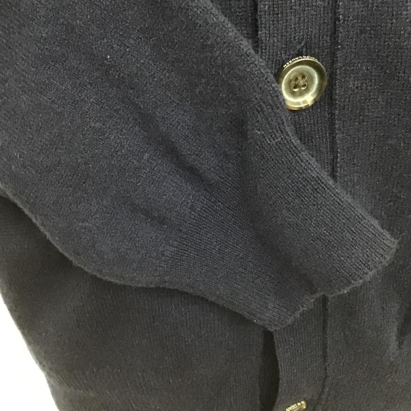 ポロバイラルフローレン Polo by RALPH LAUREN カーディガン 長袖 ポロベア M 無地 紺 / ネイビー / メンズ USED 古着 中古 10102386
