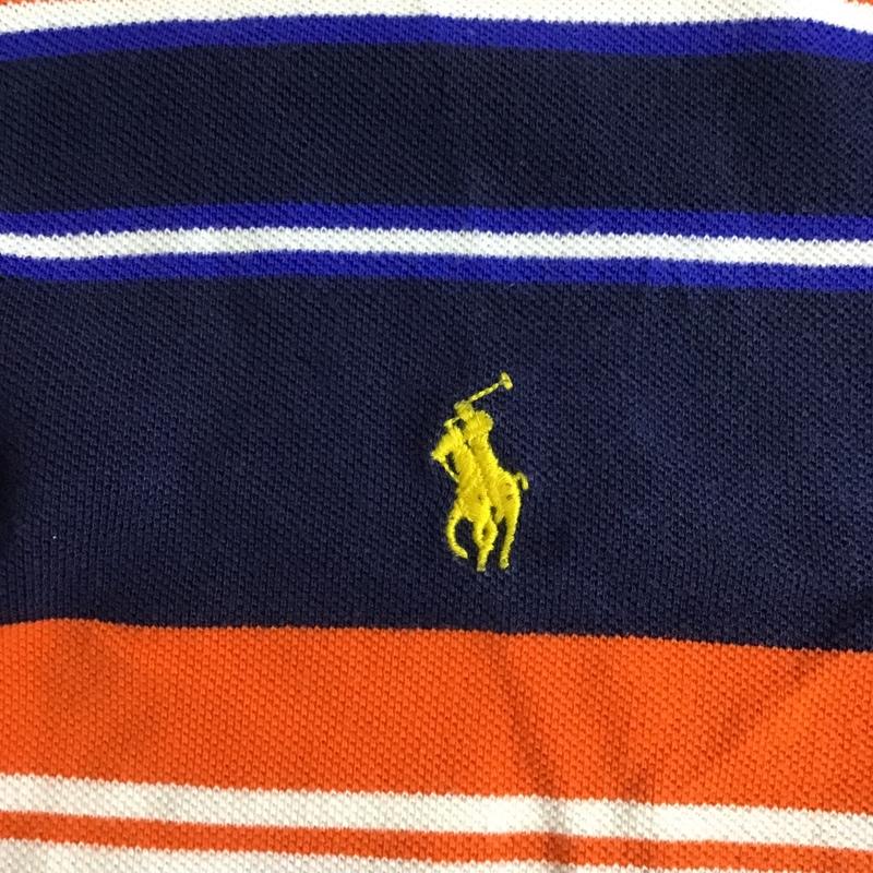ポロバイラルフローレン Polo by RALPH LAUREN ポロシャツ 半袖 L ボーダー柄 マルチカラー / マルチカラー / メンズ USED 古着 中古 10102400