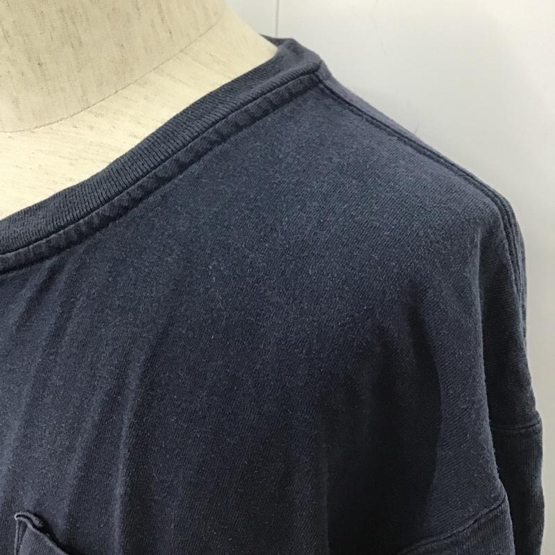 カーハート Carhartt カットソー 半袖 ヘンリーネック XL 無地 紺 / ネイビー / メンズ USED 古着 中古 10102402