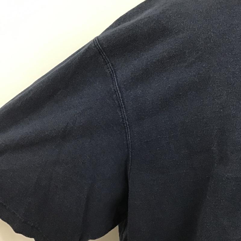 カーハート Carhartt カットソー 半袖 ヘンリーネック XL 無地 紺 / ネイビー / メンズ USED 古着 中古 10102402