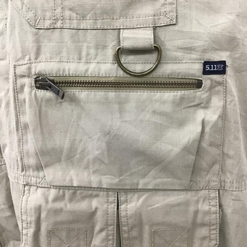 古着 USED ベスト ベスト 5.11 Tactical XXL 無地 ベージュ / ベージュ / メンズ USED 古着 中古 10102405