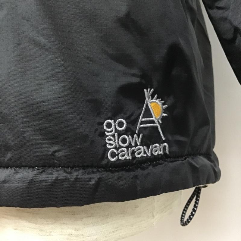 ゴースローキャラバン go slow caravan ジャケット、上着 ジャンパー、ブルゾン リバーシブル プルオーバー パーカー 4 無地 黒 / ブラック / メンズ USED 古着 中古 10102416
