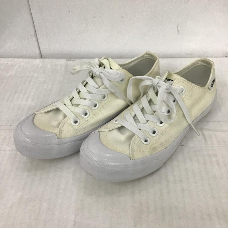 バンズ VANS スニーカー スニーカー V56N CLASSIC SKOOL 23cm ローカット 23.0cm ロゴ、文字 オフホワイト / オフホワイト / レディース USED 古着 中古 10102423