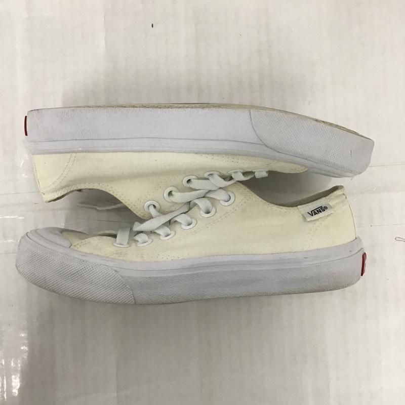 バンズ VANS スニーカー スニーカー V56N CLASSIC SKOOL 23cm ローカット 23.0cm ロゴ、文字 オフホワイト / オフホワイト / レディース USED 古着 中古 10102423