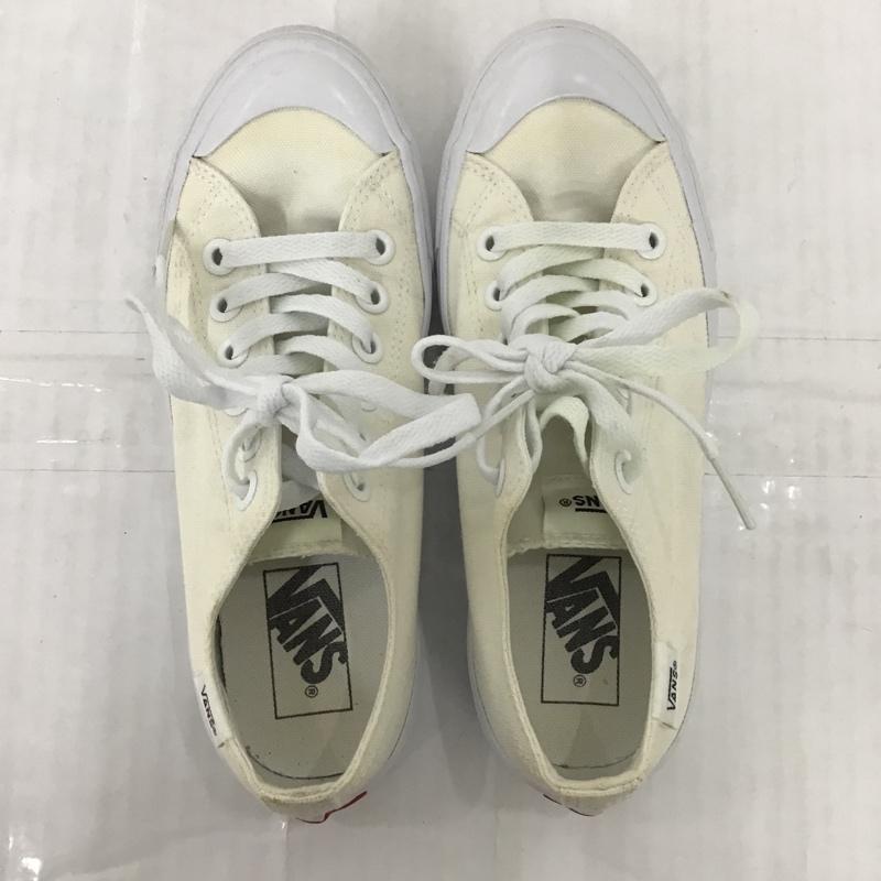 バンズ VANS スニーカー スニーカー V56N CLASSIC SKOOL 23cm ローカット 23.0cm ロゴ、文字 オフホワイト / オフホワイト / レディース USED 古着 中古 10102423