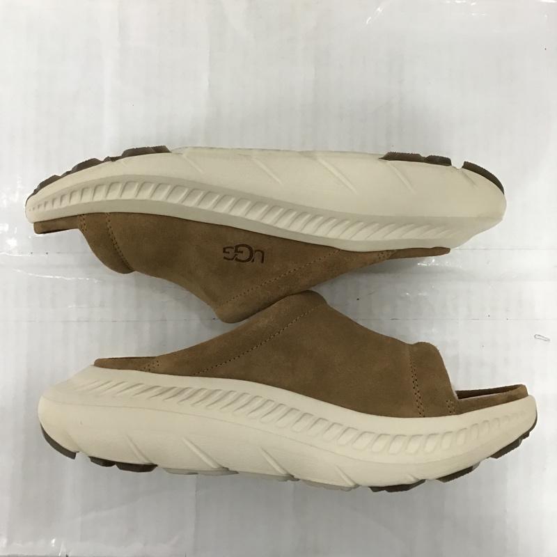 アグ UGG サンダル サンダル 1127631 M CA805 V2 SLIDE ミッドソール スライドサンダル 23.5cm 箱有 23.5cm ロゴ、文字 ベージュ / ベージュ / レディース USED 古着 中古 10102424
