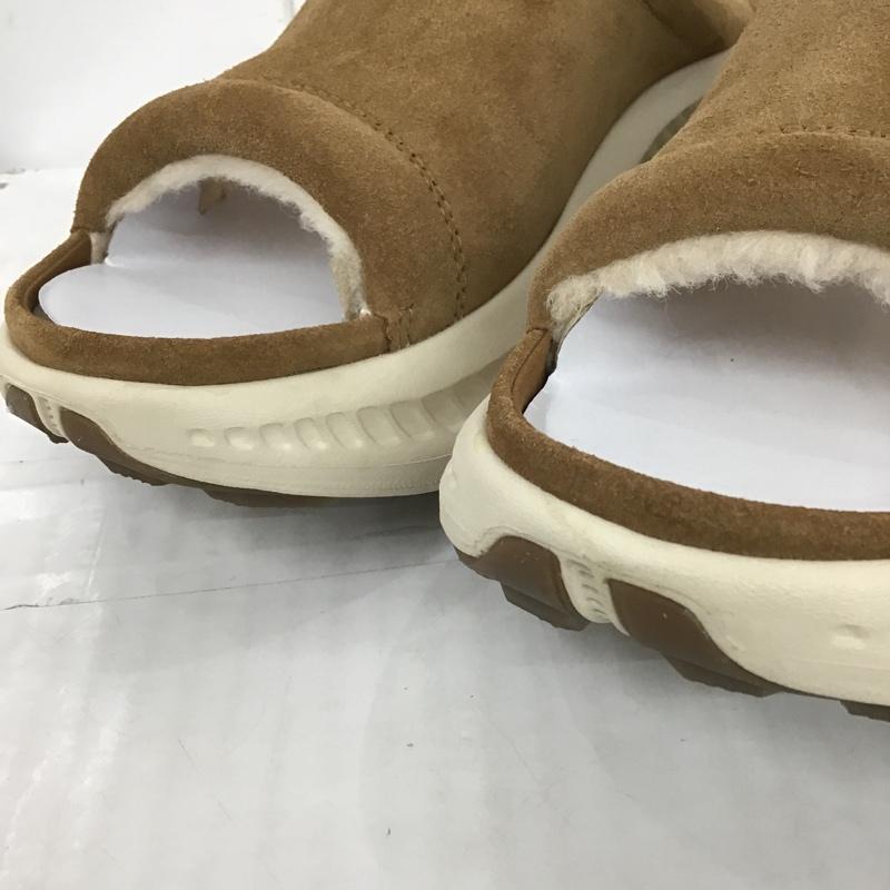 アグ UGG サンダル サンダル 1127631 M CA805 V2 SLIDE ミッドソール スライドサンダル 23.5cm 箱有 23.5cm ロゴ、文字 ベージュ / ベージュ / レディース USED 古着 中古 10102424