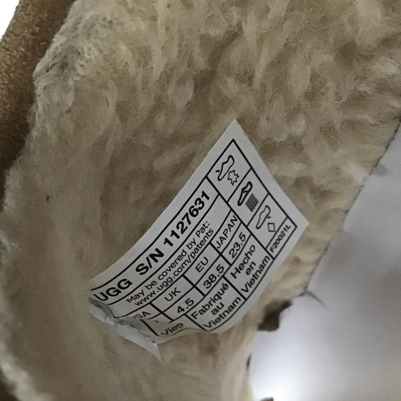 アグ UGG サンダル サンダル 1127631 M CA805 V2 SLIDE ミッドソール スライドサンダル 23.5cm 箱有 23.5cm ロゴ、文字 ベージュ / ベージュ / レディース USED 古着 中古 10102424