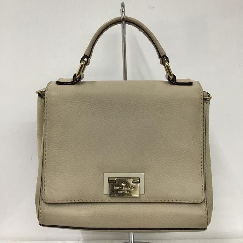 ケイトスペード Kate Spade ショルダーバッグ ショルダーバッグ ハンドバッグ 2WAY ロゴ、文字 グレージュ / グレージュ / レディース USED 古着 中古 10102432