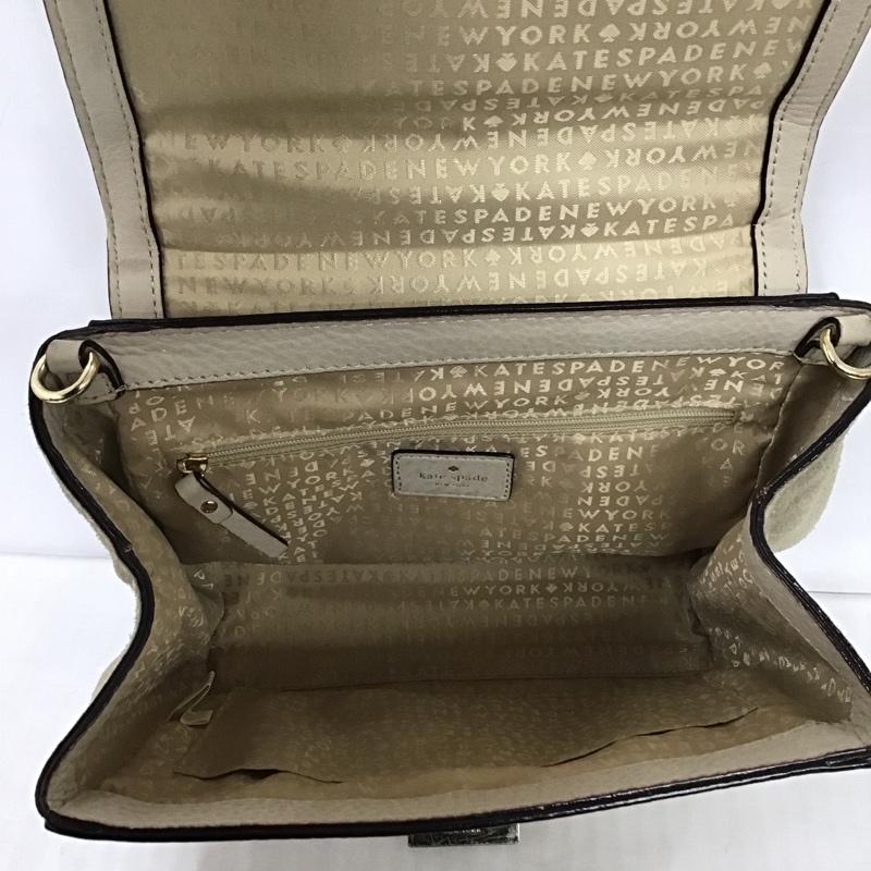 ケイトスペード Kate Spade ショルダーバッグ ショルダーバッグ ハンドバッグ 2WAY ロゴ、文字 グレージュ / グレージュ / レディース USED 古着 中古 10102432