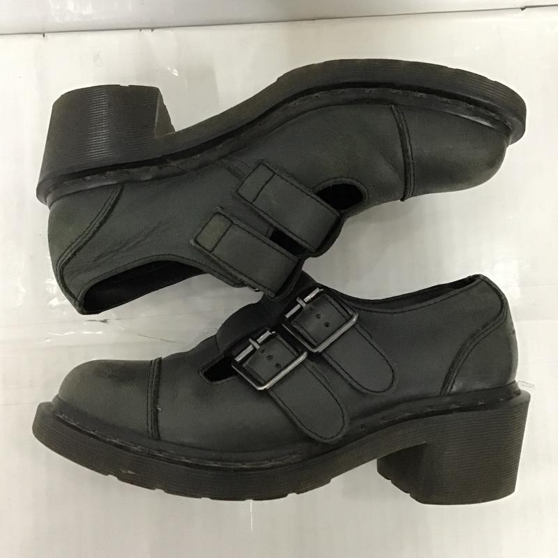 ドクターマーチン Dr.Martens ブーツ ブーティ IVY ヒール ダブルベルト UK5 無地 カーキ / カーキ / レディース USED 古着 中古 10102436