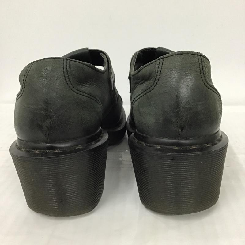 ドクターマーチン Dr.Martens ブーツ ブーティ IVY ヒール ダブルベルト UK5 無地 カーキ / カーキ / レディース USED 古着 中古 10102436