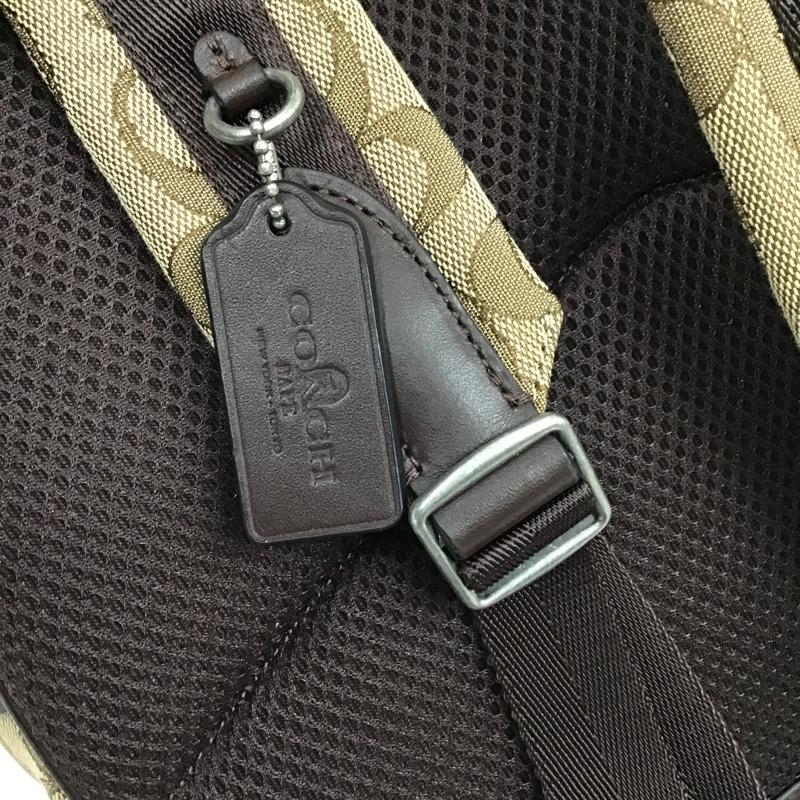 アベイシングエイプ A BATHING APE リュックサック、デイパック リュックサック、デイバッグ ACADEMY BACKPACK COACH 88827 総柄 ベージュ / ベージュ / X 茶 / ブラウン / メンズ USED 古着 中古 10102438