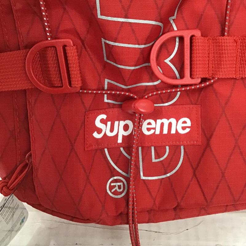 シュプリーム Supreme リュックサック、デイパック リュックサック、デイバッグ 18AW BACK PACK ロゴ、文字 赤 / レッド / メンズ USED 古着 中古 10102439