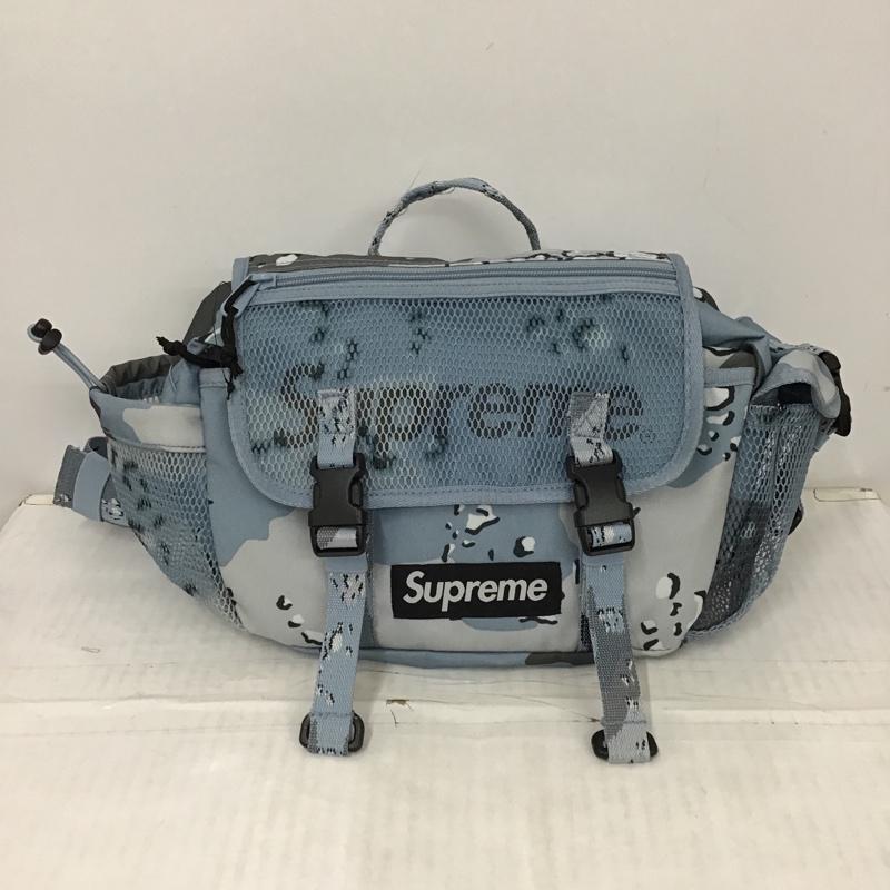 シュプリーム Supreme ウエストバッグ ウエストバッグ 20SS Waist Bag CORDURA ショルダー 2WAY ロゴ、文字 水色 / ライトブルー / X 灰 / グレー / メンズ USED 古着 中古 10102447