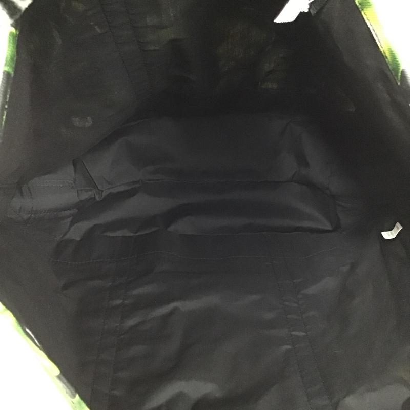 シュプリーム Supreme トートバッグ トートバッグ Skull Pile Denim Tote 18SS ドクロ スカル ロゴ 総柄 黒 / ブラック / X 緑 / グリーン / メンズ USED 古着 中古 10102451
