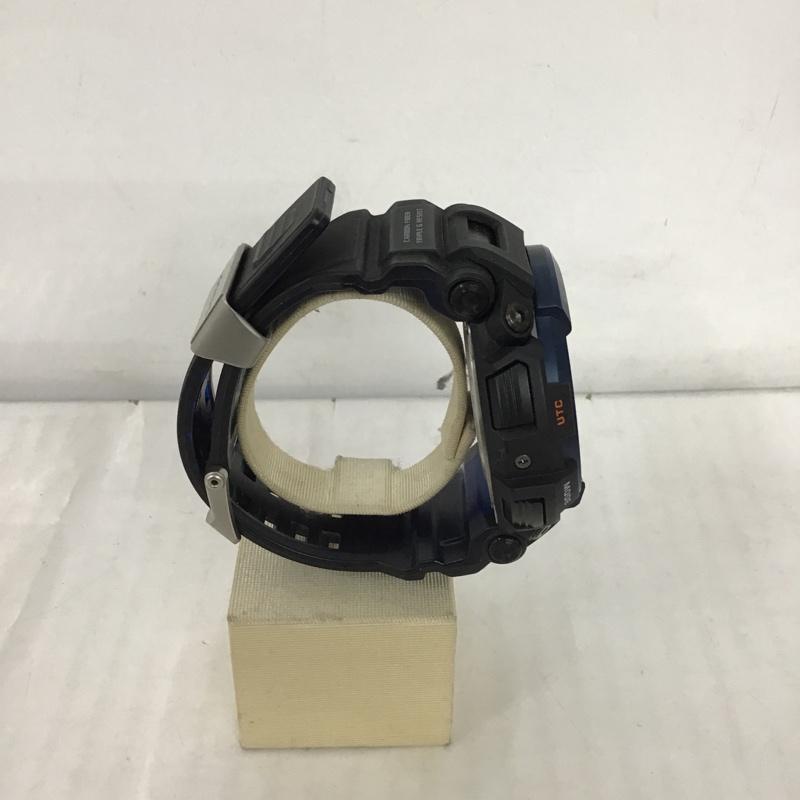 ジーショック G-SHOCK 腕時計 アナログ(クォーツ式) 5502 GPW-2000 GPS Bluetooth 電波ソーラー ロゴ、文字 紺 / ネイビー / メンズ USED 古着 中古 10102489