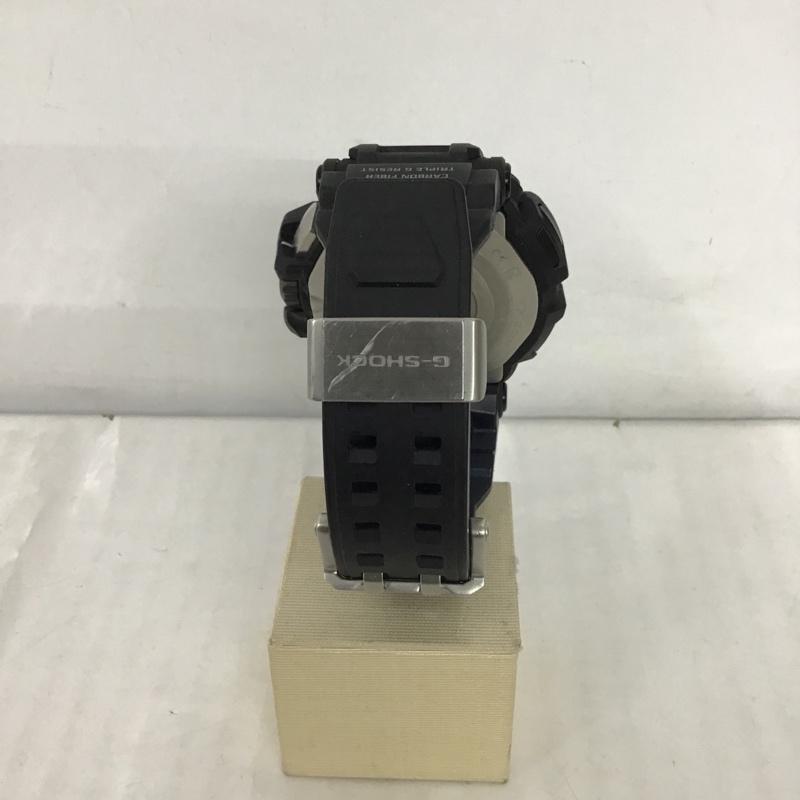 ジーショック G-SHOCK 腕時計 アナログ(クォーツ式) 5502 GPW-2000 GPS Bluetooth 電波ソーラー ロゴ、文字 紺 / ネイビー / メンズ USED 古着 中古 10102489