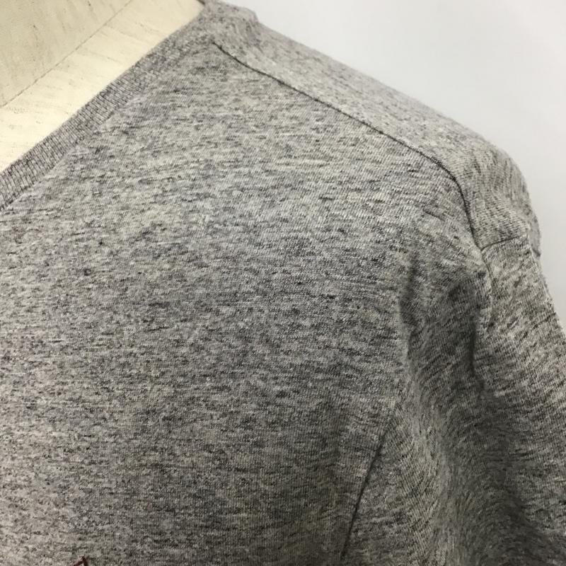 ポロラルフローレン POLO RALPH LAUREN Tシャツ 半袖 半袖カットソー 刺繍Tシャツ クルーネックカットソー Tシャツ M ロゴ、文字 灰 / グレー / メンズ USED 古着 中古 10102495