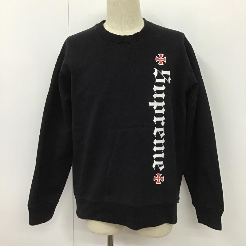 シュプリーム Supreme トレーナー 長袖 Fall/Winter2017 Supreme/IndependentFuckTheRestCrewneck コラボ 長袖トレーナー M ロゴ、文字 黒 / ブラック / メンズ USED 古着 中古 10102508