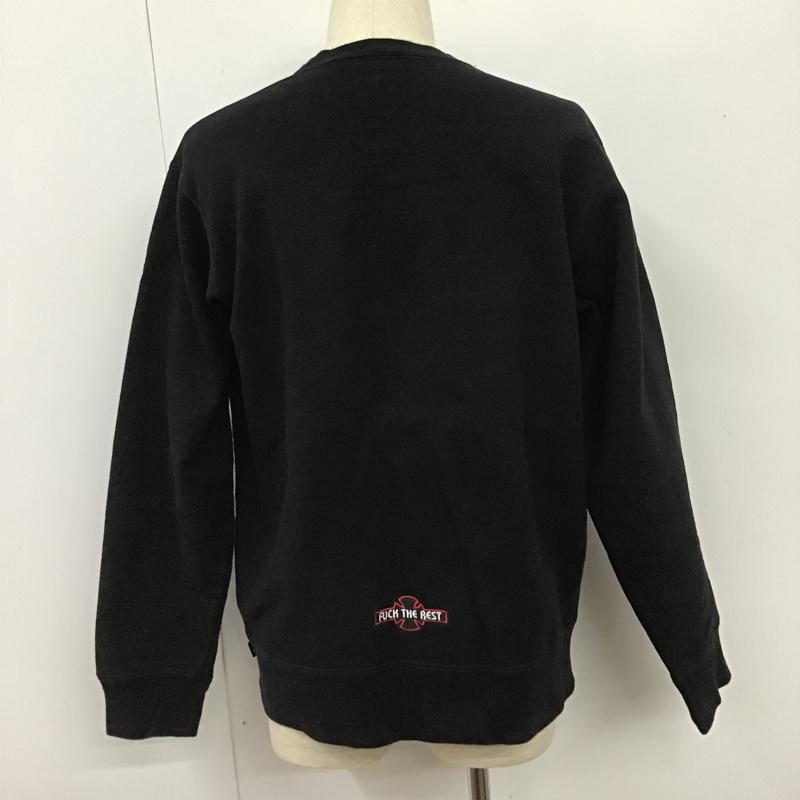 シュプリーム Supreme トレーナー 長袖 Fall/Winter2017 Supreme/IndependentFuckTheRestCrewneck コラボ 長袖トレーナー M ロゴ、文字 黒 / ブラック / メンズ USED 古着 中古 10102508