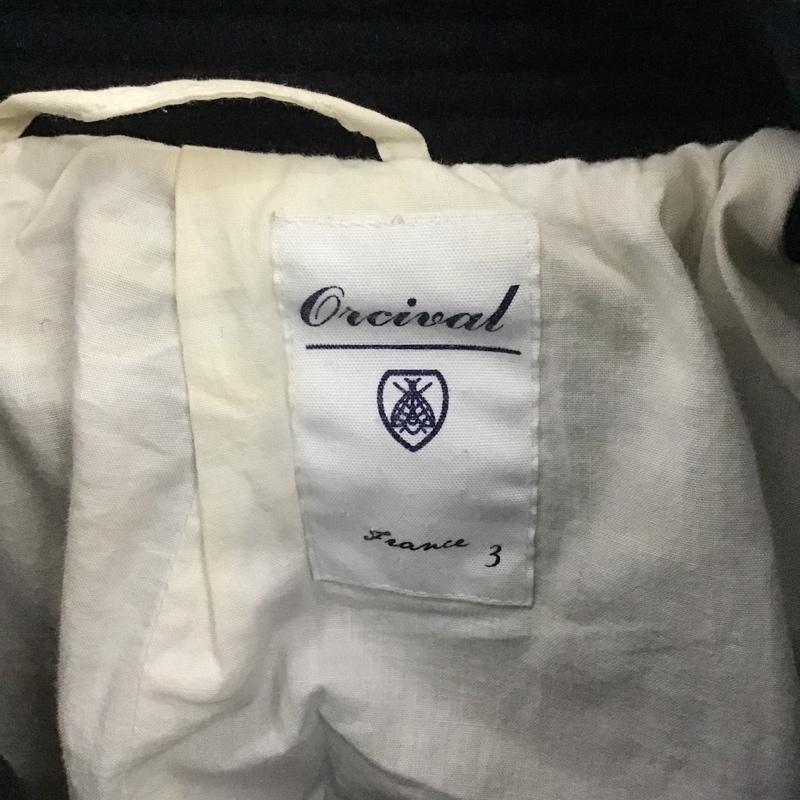オーシバル ORCIVAL ジャケット、上着 ジャンパー、ブルゾン ショートコート ピーコート アウター ジャケット 3 無地 紺 / ネイビー / メンズ USED 古着 中古 10102509