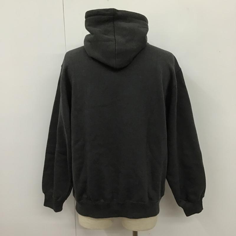 チャンピオン Champion パーカー 長袖 長袖パーカー フード付きパーカー 刺繍スウェット トレーナー ロゴ、文字 黒 / ブラック / メンズ USED 古着 中古 10102524