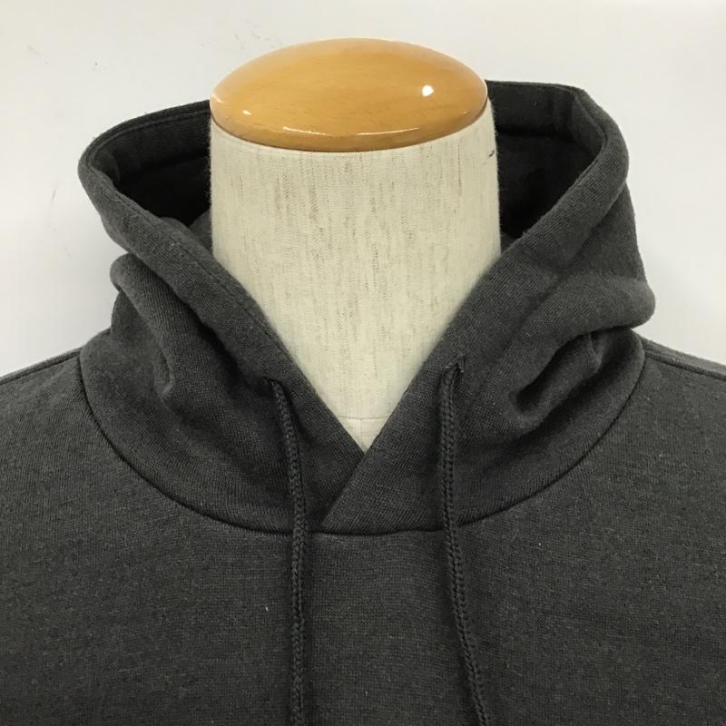 チャンピオン Champion パーカー 長袖 長袖パーカー フード付きパーカー 刺繍スウェット トレーナー ロゴ、文字 黒 / ブラック / メンズ USED 古着 中古 10102524