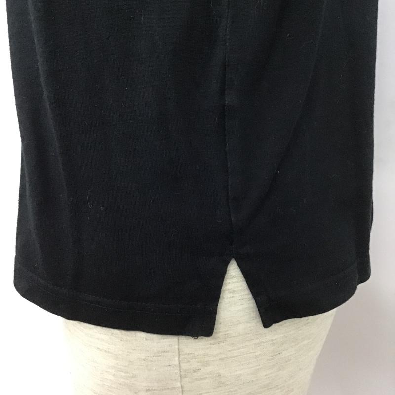 バーバリーブラックレーベル BURBERRY BLACK LABEL ポロシャツ 半袖 BMV38-826-09 ポロシャツ 半袖カットソー カラーシャツ 3 ロゴ、文字 黒 / ブラック / メンズ USED 古着 中古 10102529