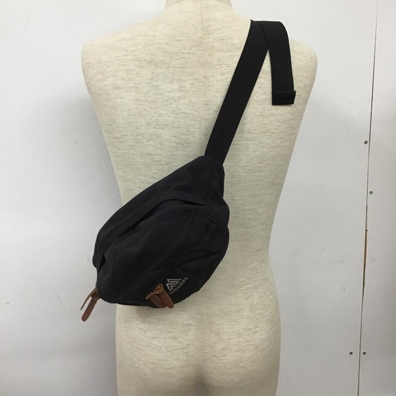 グレゴリー GREGORY ウエストバッグ ウエストバッグ ボディバッグ ロゴ、文字 黒 / ブラック / メンズ USED 古着 中古 10102535