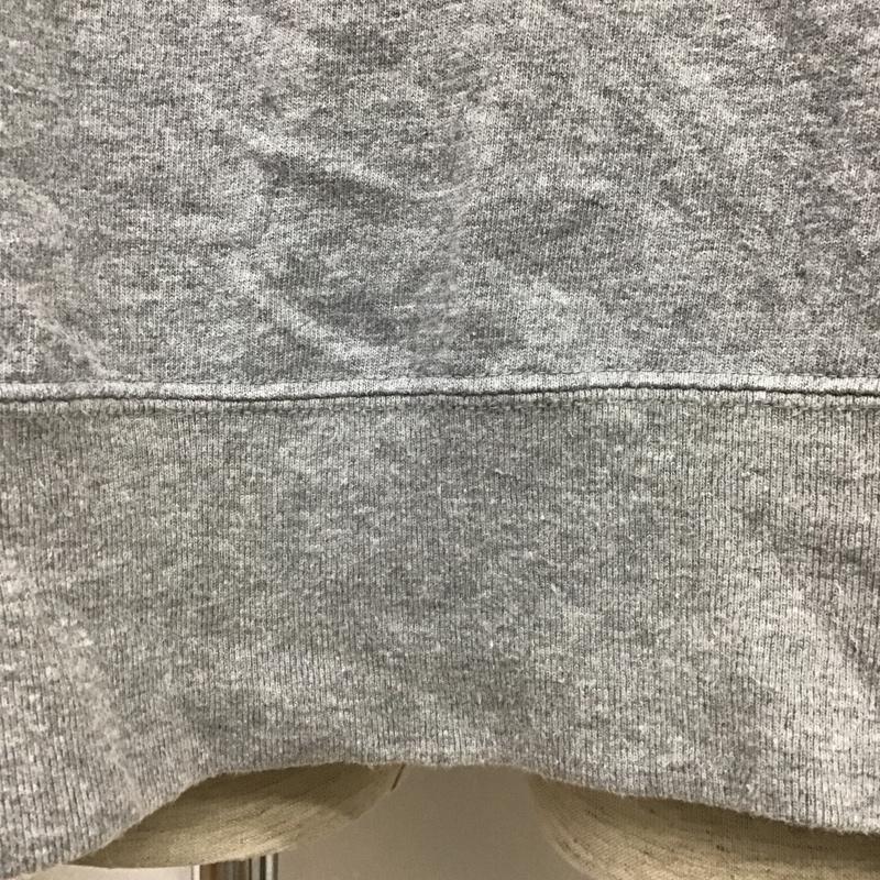 サカイ Sacai カットソー 長袖 15-00893M クルーネックVガゼットカットソー 長袖カットソー プリントTシャツ 3 ロゴ、文字 灰 / グレー / メンズ USED 古着 中古 10102550