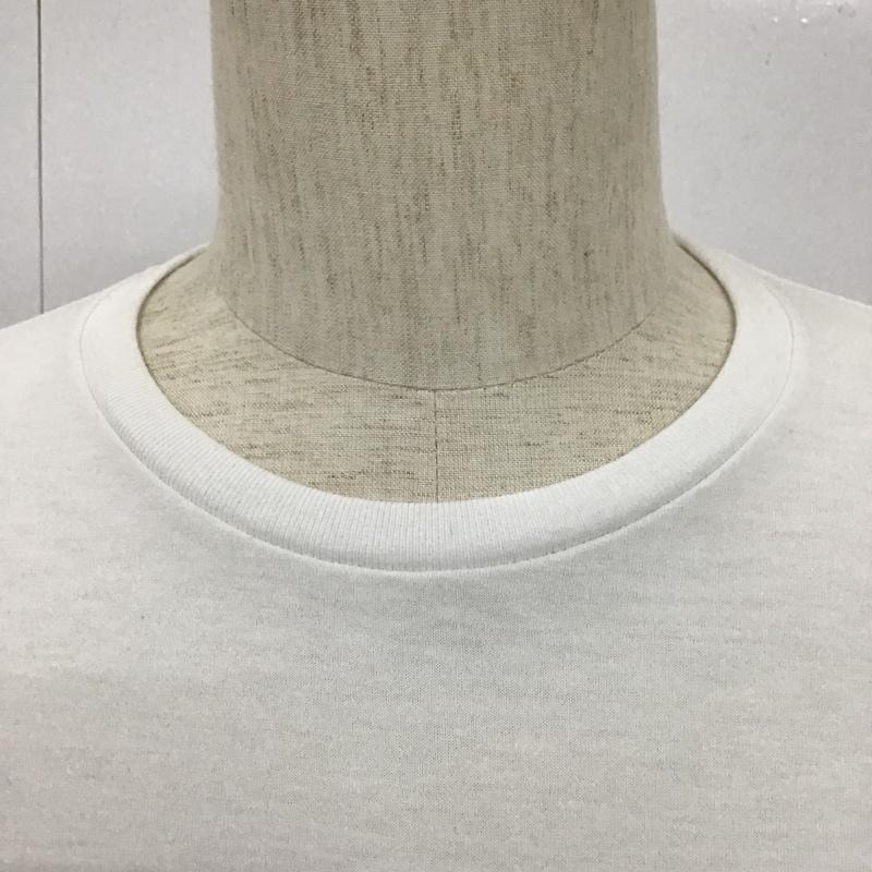 ザノースフェイス THE NORTH FACE カットソー 長袖 NT82287 ロングスリーブアクテビティパッチロゴティー クルーネックカットソー 長袖Tシャツ L ロゴ、文字 白 / ホワイト / メンズ USED 古着 中古 10102551