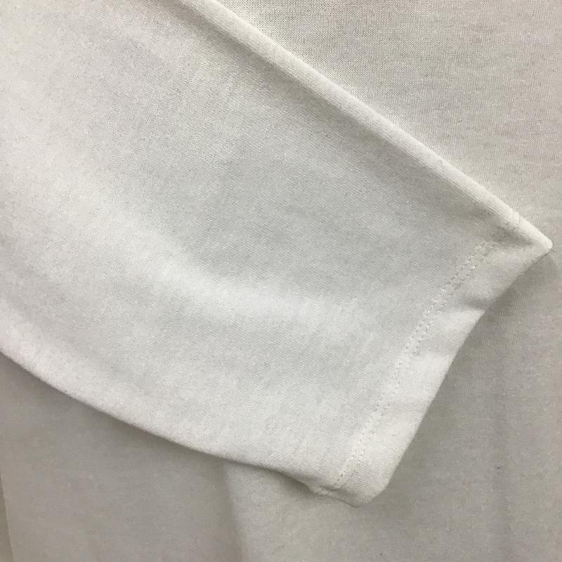 ザノースフェイス THE NORTH FACE カットソー 長袖 NT82287 ロングスリーブアクテビティパッチロゴティー クルーネックカットソー 長袖Tシャツ L ロゴ、文字 白 / ホワイト / メンズ USED 古着 中古 10102551