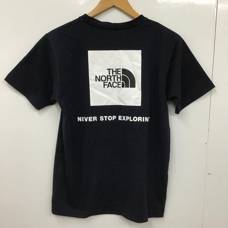 ザノースフェイス THE NORTH FACE Tシャツ 半袖 NT32038 半袖カットソー プリントTシャツ クルーネックカットソー M ロゴ、文字 紺 / ネイビー / メンズ USED 古着 中古 10102560