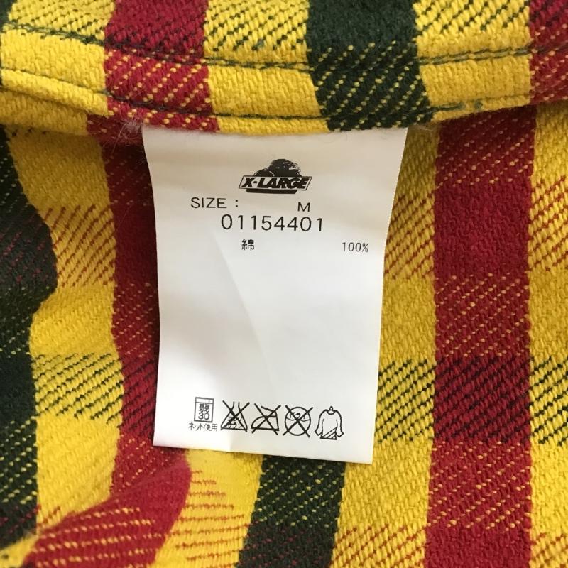 エクストララージ XLARGE シャツ、ブラウス 長袖 長袖シャツ カジュアルシャツ チェックシャツ カラーシャツ M チェック マルチカラー / マルチカラー / メンズ USED 古着 中古 10102565