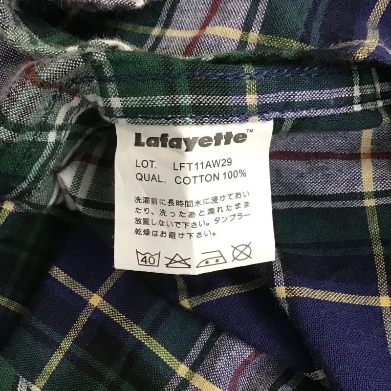 ラファイエット Lafayette シャツ、ブラウス 長袖 長袖シャツ チェックシャツ ボタンダウンシャツ カジュアルシャツ M チェック マルチカラー / マルチカラー / メンズ USED 古着 中古 10102566