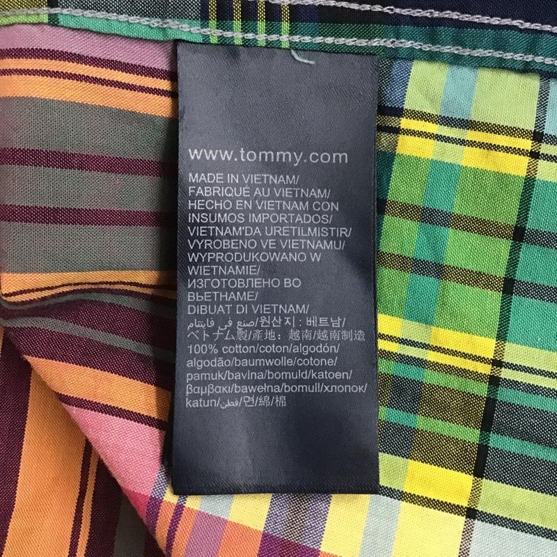 トミーヒルフィガー TOMMY HILFIGER シャツ、ブラウス 長袖 長袖シャツ チェックシャツ ボタンダウンシャツ カジュアルシャツ M チェック マルチカラー / マルチカラー / メンズ USED 古着 中古 10102571