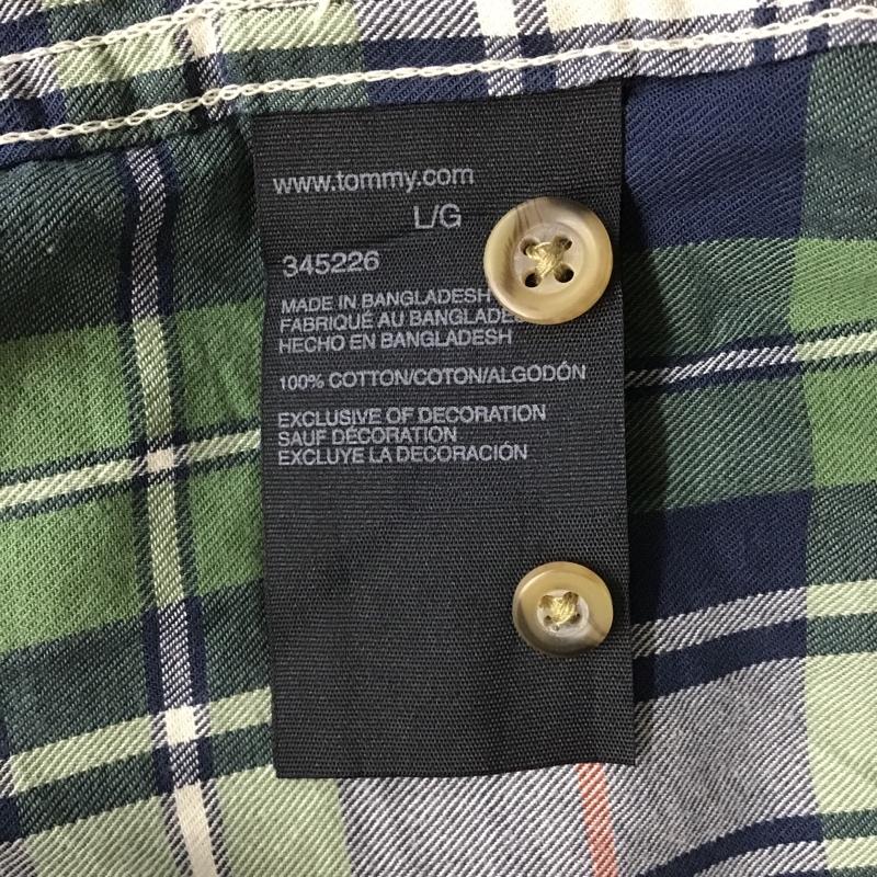 トミーヒルフィガー TOMMY HILFIGER シャツ、ブラウス 長袖 長袖シャツ チェックシャツ ボタンダウンシャツ カジュアルシャツ L チェック マルチカラー / マルチカラー / メンズ USED 古着 中古 10102573