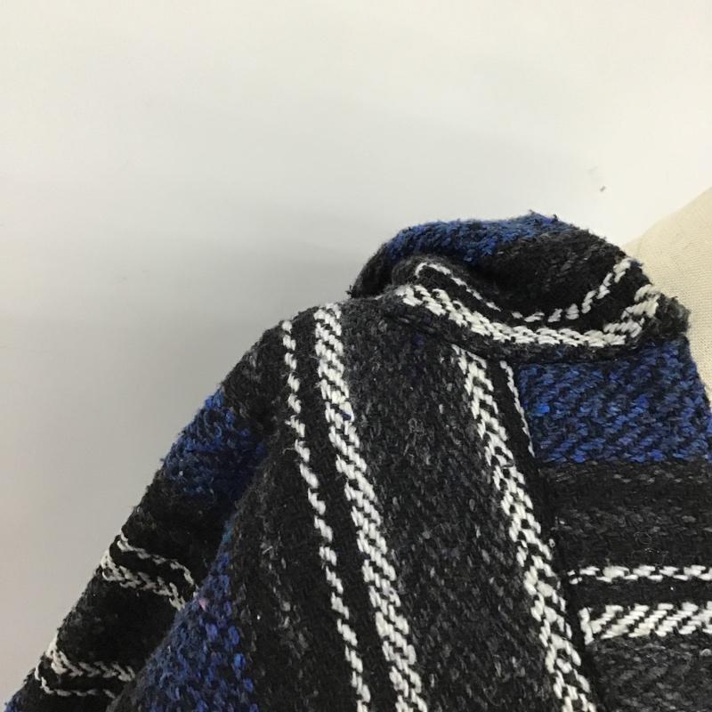 古着 USED パーカー 長袖 メキシカンパーカー 長袖パーカー 総柄 ジャケット ストライプ マルチカラー / マルチカラー / メンズ USED 古着 中古 10102584