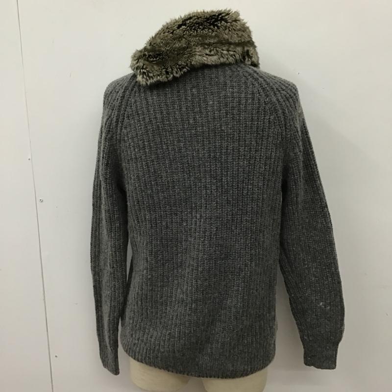 ザラメン ZARA MAN ニット、セーター 長袖 長袖ニット セーター 長袖ニットカットソー M 無地 灰 / グレー / メンズ USED 古着 中古 10102587